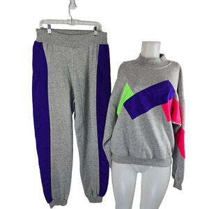 LA COSTA SPA Collection Vintage Women's Sweat Shirt L Sweat Pants M Outfit